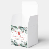 赤サンタベビークリスマスベビー衣服赤ちゃんシャワー フェイバーボックス (オープン)