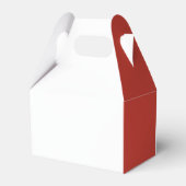 赤サンタベビークリスマスベビー衣服赤ちゃんシャワー フェイバーボックス (裏面サイド)