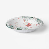 赤サンタベビークリスマスベビー衣服赤ちゃんシャワー ペーパーボウル (傾斜あり)