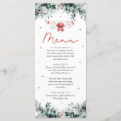 赤サンタベビークリスマスベビー衣服赤ちゃんシャワー メニュー (正面)