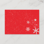 赤サンタ赤ちゃんシャワーベビー エンクロージャーカード (裏面)