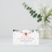 赤サンタ・クリスマスママのベリーゲームの大きさ エンクロージャーカード (スタンド正面)