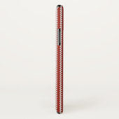 赤シェブロン Case-Mate iPhoneケース (裏面/右)