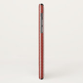 赤シェブロン Case-Mate iPhoneケース (裏面/左)