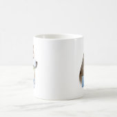 赤シベリアのハスキーの名前 コーヒーマグカップ (中央)