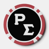 赤シャツトランプのポーカーチップ ポーカーチップ (裏面)