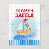 赤シャワ航海のー赤おむつラッフル エンクロージャーカード (正面)