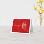 赤ショッピングの純金が同封 カード (黄色い花)