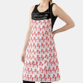 赤シルエットダンス エプロン (インサイチュ)