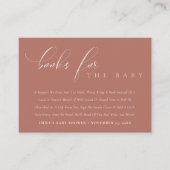 赤シンプルちゃんシャワー用のスクリプトTerracota本 エンクロージャーカード (正面)