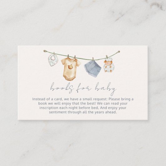 赤シンプルちゃんシャワー用のボホ物干し エンクロージャーカード (正面)