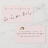 赤シンプルちゃんシャワー用バラモノグラム霧 名刺 (正面/裏面)