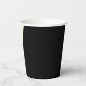 赤シンプルとクリームの波2 紙コップ (裏面)