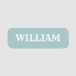 赤シンプルん坊の青い名パーソナライズされた前  名札