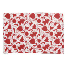 赤シンプルクリスマスパターン