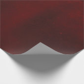 赤シンプルブルゴーニュヴィンテージ動揺して ラッピングペーパー (角)