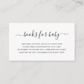 赤シンプル男女兼用ちゃんシャワー用の本 エンクロージャーカード (正面)