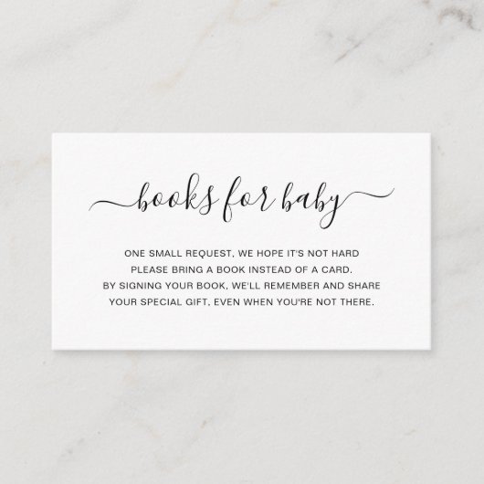 赤シンプル男女兼用ちゃんシャワー用の本 エンクロージャーカード (正面)