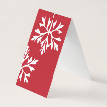 赤シンプル背景の雪の結晶