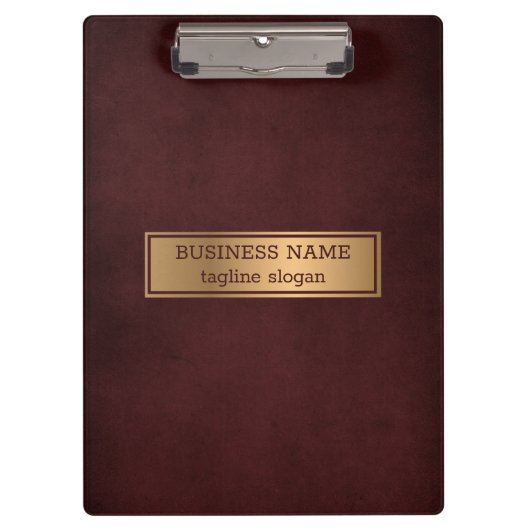 赤シンプル背景 クリップボード (正面)