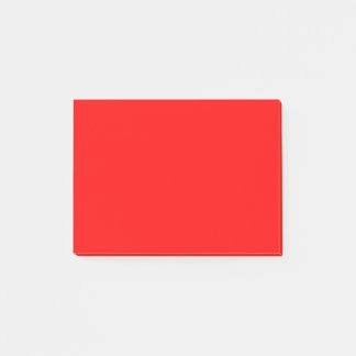赤シンプル色 ポストイット