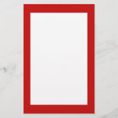 赤シンプル色 便箋 (正面)