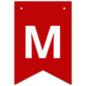 赤シンプル色 | Green Merry Christmas Greetings バンティングフラッグ (第1の旗)