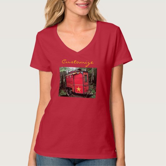 赤ジカスタマイズプシーの小隊  Tシャツ (正面)