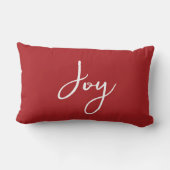 赤ジョイ枕 ランバークッション (裏面)
