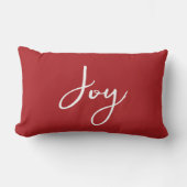 赤ジョイ枕 ランバークッション (正面)