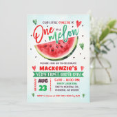 赤スイカの最初の誕生日パーティー 招待状 (スタンド正面)