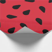 赤スイカの種包み紙 ラッピングペーパー (角)