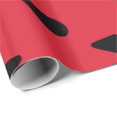 赤スイカの種包み紙 ラッピングペーパー (ロールコーナー)