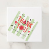 赤スイカをテーマにした夏誕生日ありがとう フェイバータグ (インサイチュ)