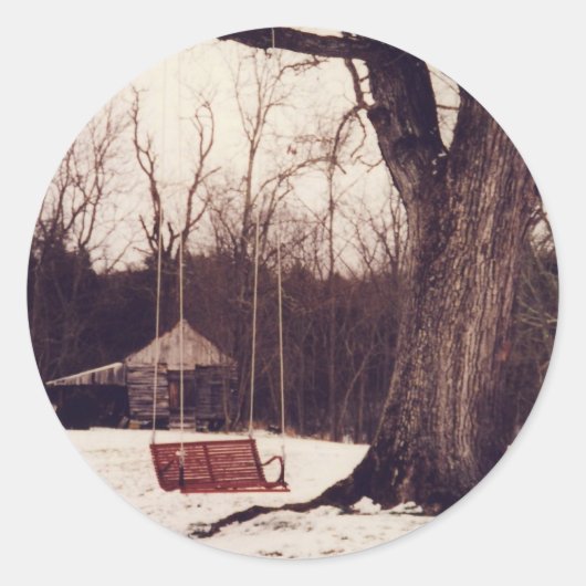 赤スイング ラウンドシール (正面)