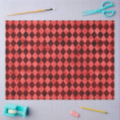 赤スカルひまわりシリーズデザイン10 薄葉紙 (クラフト)