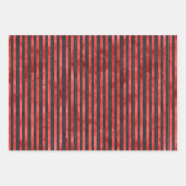 赤スカルひまわりシリーズデザイン11 ラッピングペーパーシート (正面3)