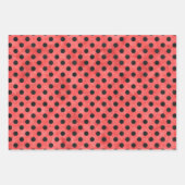 赤スカルひまわりシリーズデザイン11 ラッピングペーパーシート (正面2)