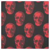 赤スカルゴシックハロウィン気味 ファブリック (見本)