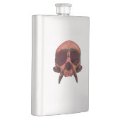 赤スカルポータブルフラスコ フラスク (右)