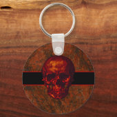 赤スカル キーホルダー (正面)