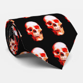 赤スカル ネクタイ (ロール)