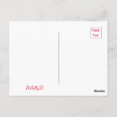 赤スカル ポストカード (裏面)