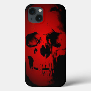 赤スカル iPhone 13ケース