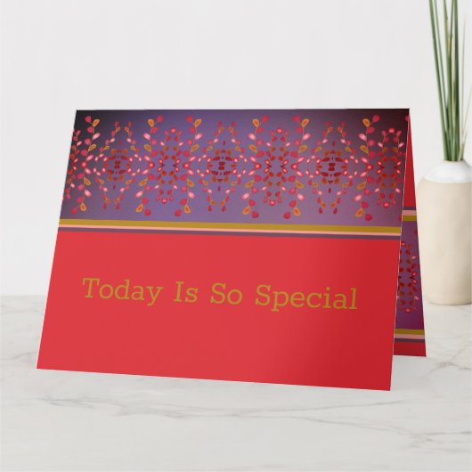 赤スタイリッシュと梅紫 カード (正面)