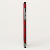 赤スタイリッシュと緑の格子縞とアルミルック Case-Mate iPhoneケース (裏面/左)