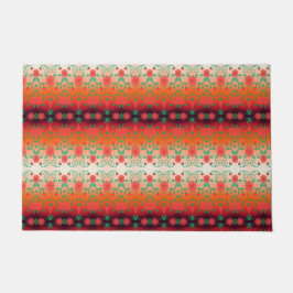 赤スタイリッシュと黒のドアマット ドアマット