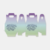 赤スタイリッシュグラデーションちゃんシャワーおむつラッフル フェイバーボックス (折り畳みなし)