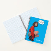 赤スタイリッシュセーターのアニメ女子 – デジモダンタル ノートブック (内部)