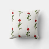 赤スタイリッシュバラ クッション (裏面)